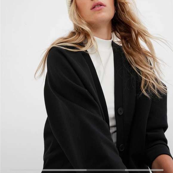 🖤GAP🖤 Vintage soft oversized cocoon sweater, size XL, black - Picture 2 of 13